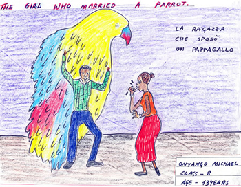 The girl who married a Parrot