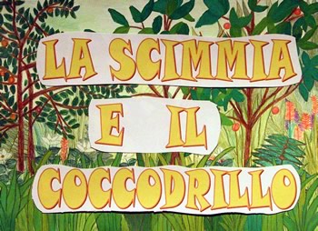 La scimmia e il coccodrillo