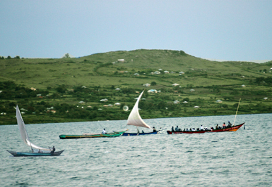 Dhow sul lago Vittoria