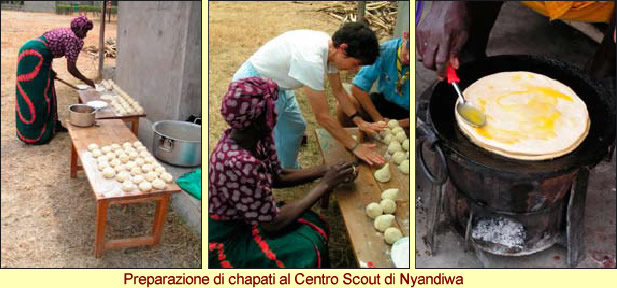 preparazione di Chapati, Nyandiwa