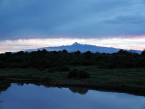 Sunrise over Mount Kenya