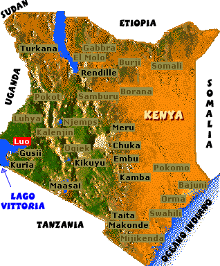 map tribes of Kenya