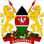 Coat of arms of Kenya - heraldic design