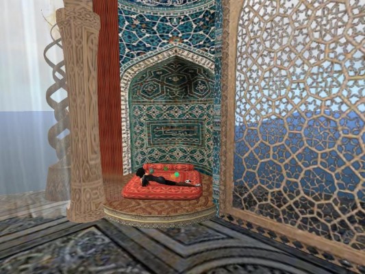 The Arabian Bed with 3 couple animations